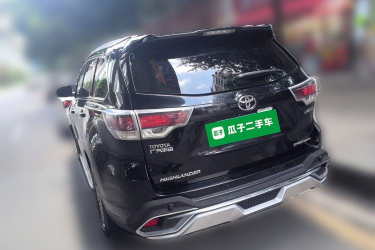 Used Toyota Highlander 2017 2.0T Four-Wheel Drive Luxury Edition 7 Seats Rear Left 45 Deg