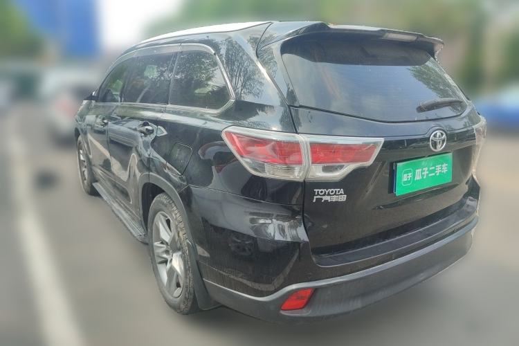 Used Toyota Highlander 2017 2.0T Four-Wheel Drive Luxury Edition 7 Seats Rear Left 45 Deg