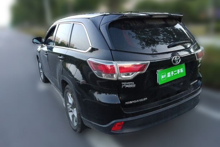 Used Toyota Highlander 2017 2.0T Four-Wheel Drive Luxury Edition 7 Seats Rear Left 45 Deg