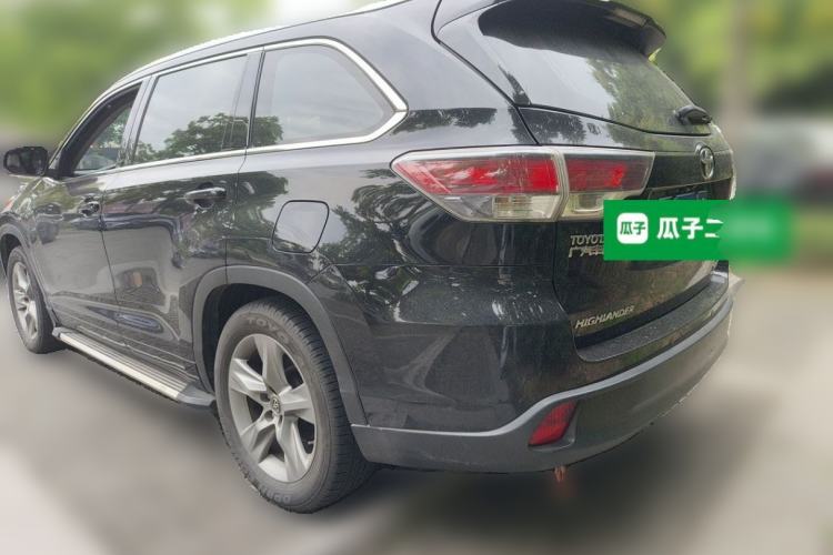 Used Toyota Highlander 2017 2.0T Four-Wheel Drive Luxury Edition 7 Seats Rear Left 45 Deg