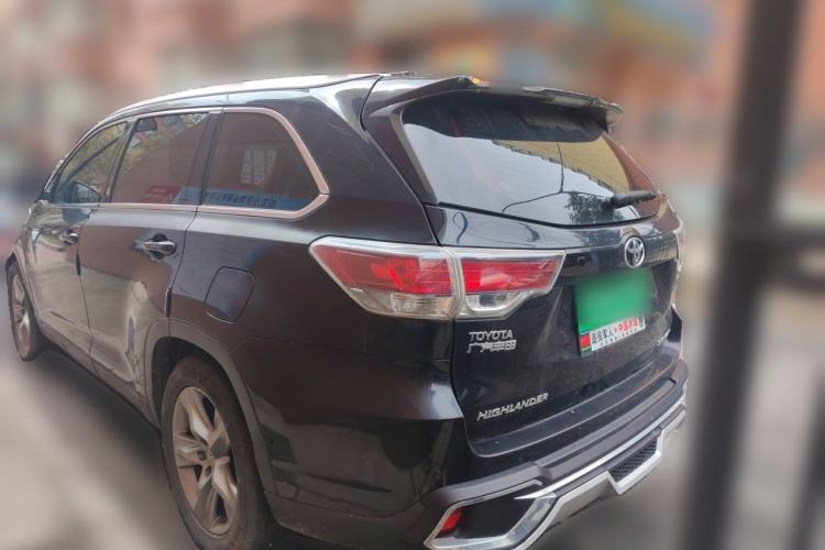 Used Toyota Highlander 2017 2.0T Four-Wheel Drive Luxury Edition 7 Seats Rear Left 45 Deg