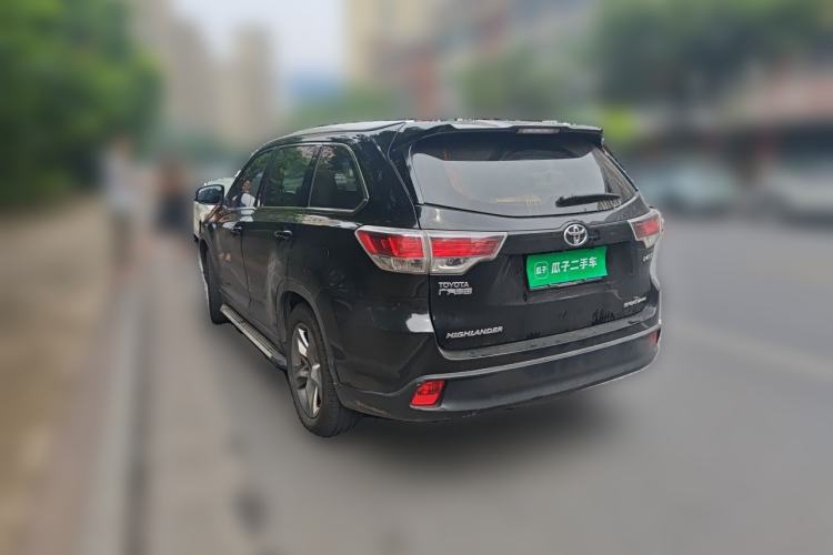 Used Toyota Highlander 2017 2.0T Four-Wheel Drive Luxury Edition 7 Seats Rear Left 45 Deg