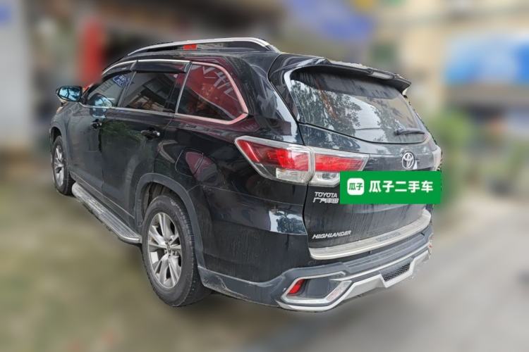 Used Toyota Highlander 2017 2.0T Four-Wheel Drive Elite Edition 7-Seater Rear Left 45 Deg