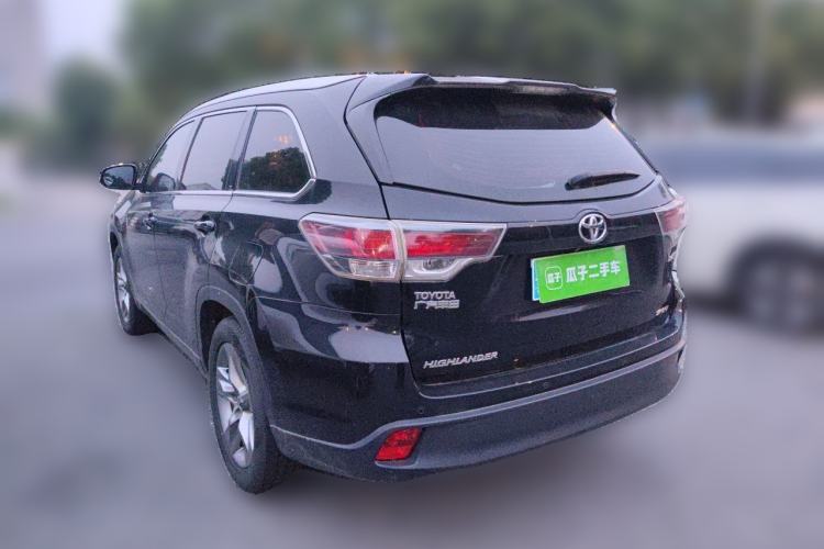Used Toyota Highlander 2017 2.0T Two-Wheel Drive Luxury Edition 7 Seats Rear Left 45 Deg