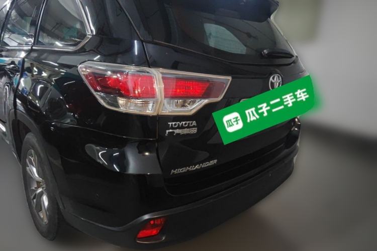 Used Toyota Highlander 2017 2.0T Four-Wheel Drive Elite Edition 7-Seater Rear Left 45 Deg