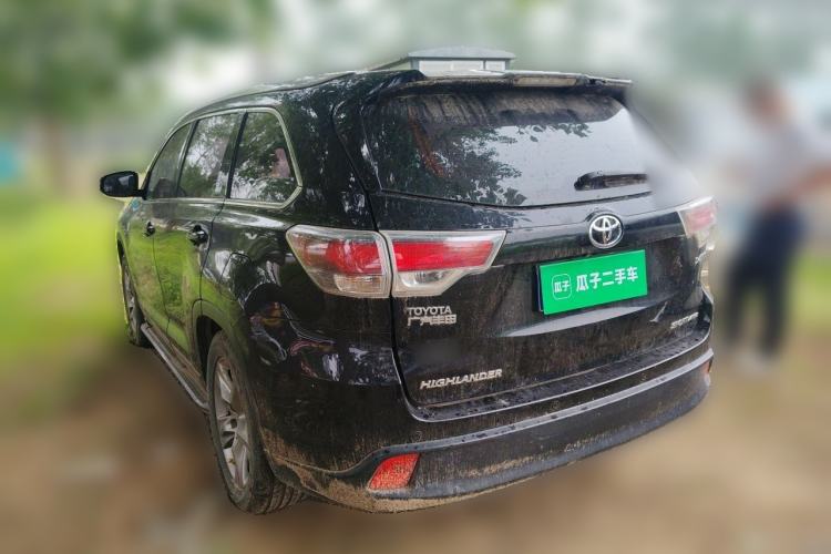 Used Toyota Highlander 2017 2.0T Four-Wheel Drive Luxury Edition 7 Seats Rear Left 45 Deg