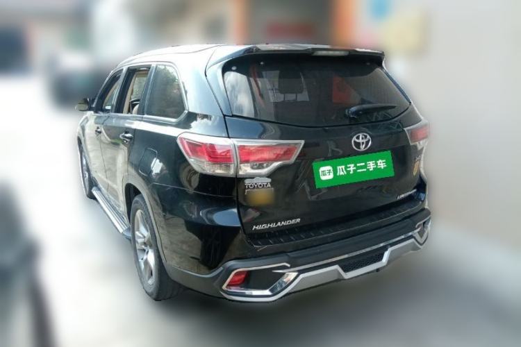 Used Toyota Highlander 2017 2.0T Four-Wheel Drive Ultimate Edition 7 Seats Rear Left 45 Deg