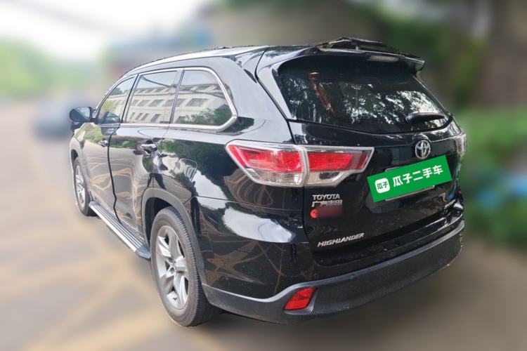 Used Toyota Highlander 2017 2.0T Four-Wheel Drive Luxury Edition 7 Seats Rear Left 45 Deg