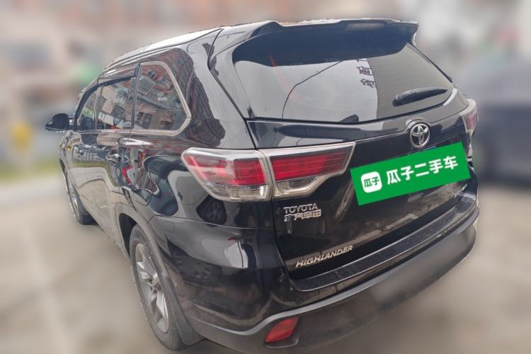 Used Toyota Highlander 2017 2.0T Four-Wheel Drive Luxury Edition 7 Seats Rear Left 45 Deg