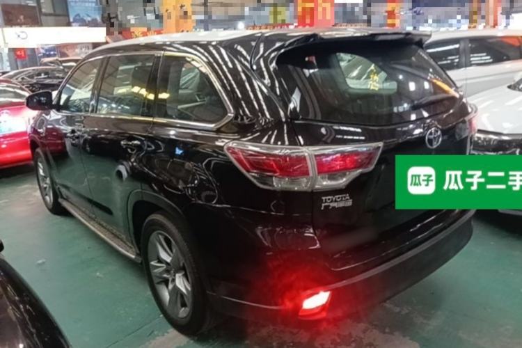 Used Toyota Highlander 2017 2.0T Four-Wheel Drive Luxury Edition 7 Seats Rear Left 45 Deg