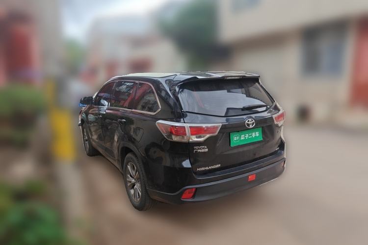 Used Toyota Highlander 2017 2.0T Four-Wheel Drive Elite Edition 7-Seater Rear Left 45 Deg