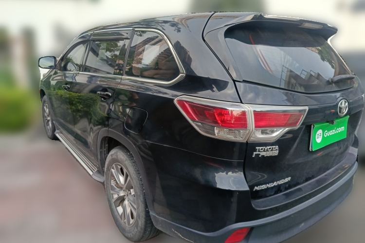 Used Toyota Highlander 2017 2.0T Two-Wheel Drive Elite Version 7 Seats Rear Left 45 Deg