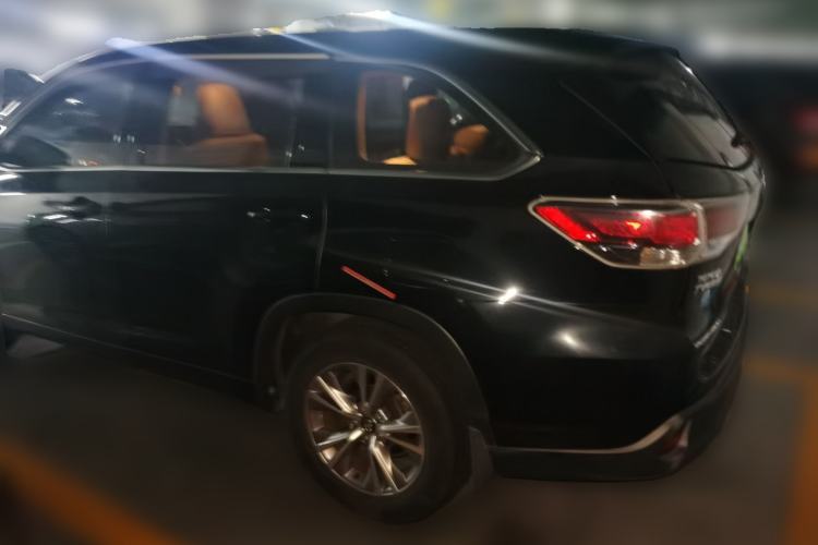 Used Toyota Highlander 2017 2.0T Four-Wheel Drive Elite Edition 7-Seater Rear Left 45 Deg