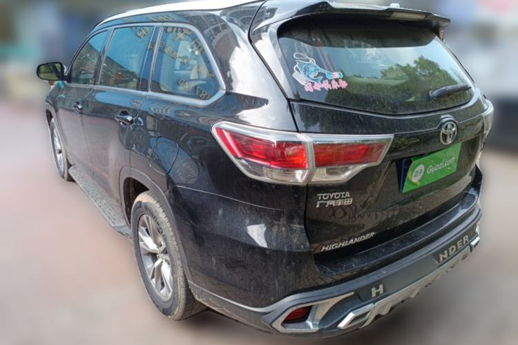 Used Toyota Highlander 2017 2.0T Two-Wheel Drive Elite Edition 5 Seats Rear Left 45 Deg