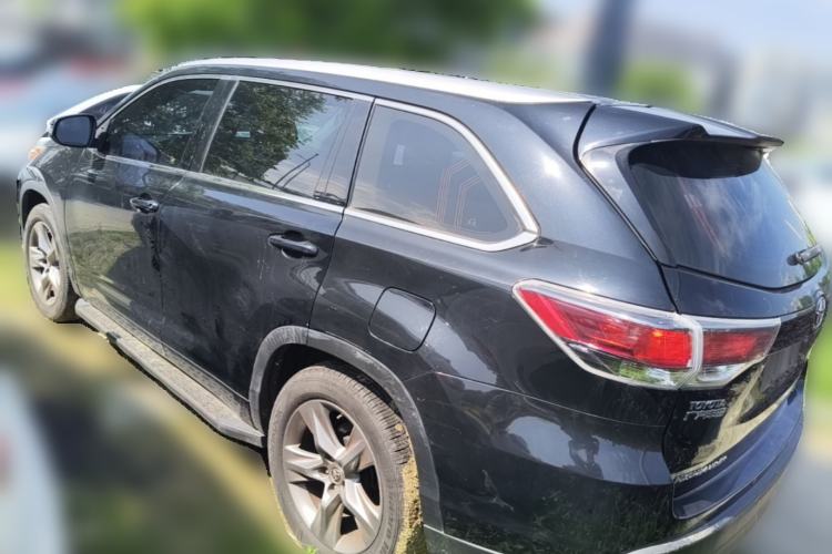 Used Toyota Highlander 2017 2.0T Four-Wheel Drive Luxury Edition 7 Seats Rear Left 45 Deg