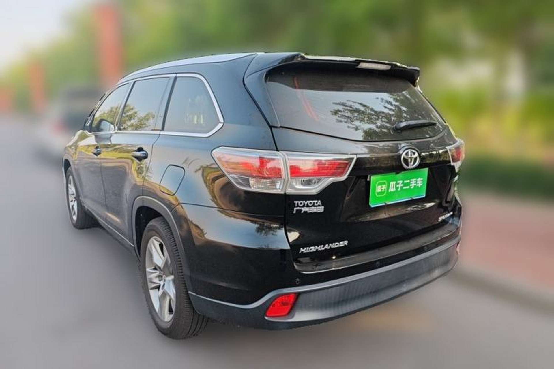 Used Toyota Highlander 2017 2.0T Four-Wheel Drive Luxury Edition 7 Seats Rear Left 45 Deg