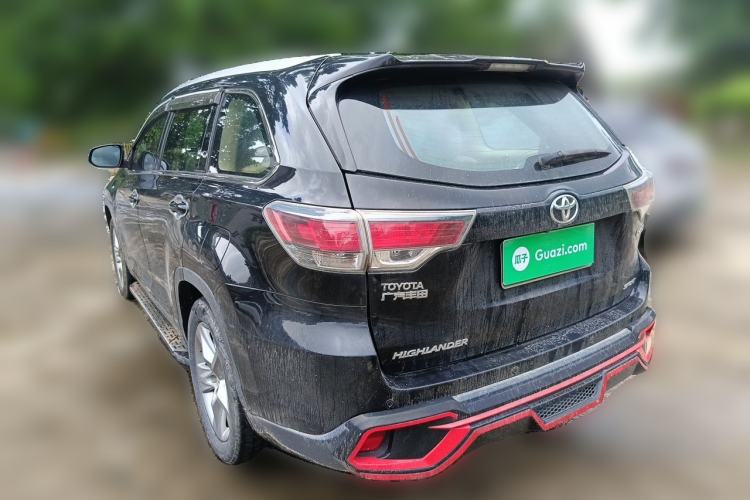Used Toyota Highlander 2017 2.0T Two-Wheel Drive Luxury Edition 7 Seats Rear Left 45 Deg