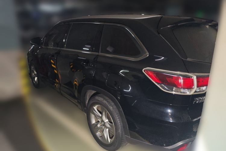 Used Toyota Highlander 2017 2.0T Four-Wheel Drive Luxury Edition 7 Seats Rear Left 45 Deg