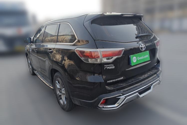 Used Toyota Highlander 2017 2.0T Four-Wheel Drive Luxury Edition 7 Seats Rear Left 45 Deg