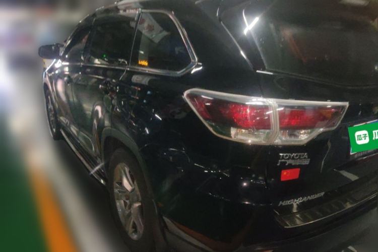 Used Toyota Highlander 2017 2.0T Four-Wheel Drive Luxury Edition 7 Seats Rear Left 45 Deg