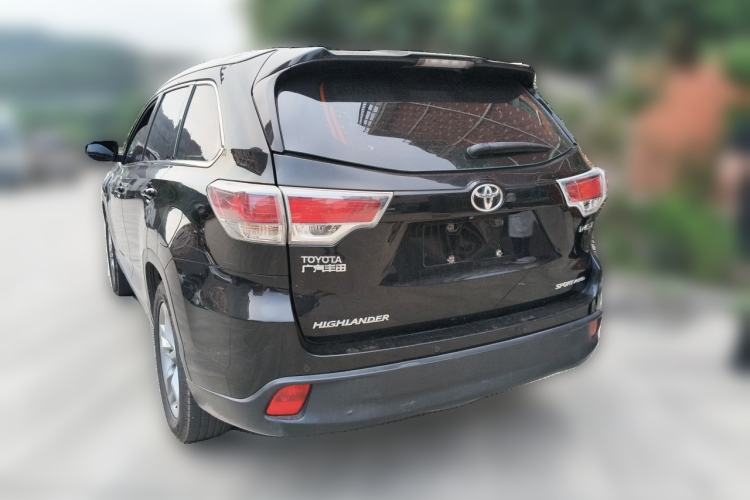 Used Toyota Highlander 2017 2.0T Four-Wheel Drive Luxury Edition 7 Seats Rear Left 45 Deg