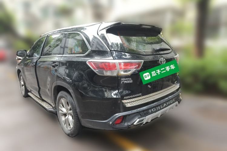 Used Toyota Highlander 2017 2.0T Four-Wheel Drive Elite Edition 7-Seater Rear Left 45 Deg