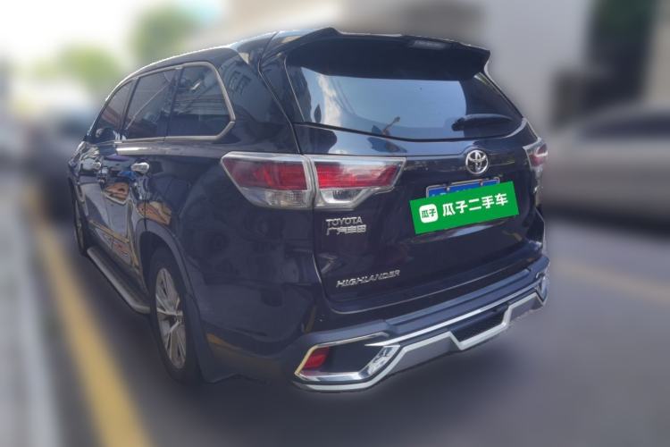 Used Toyota Highlander 2017 2.0T Two-Wheel Drive Elite Edition 5 Seats Rear Left 45 Deg