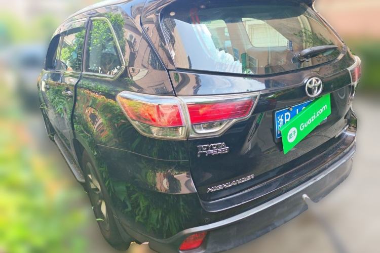 Used Toyota Highlander 2017 2.0T Four-Wheel Drive Ultimate Edition 7 Seats Rear Left 45 Deg