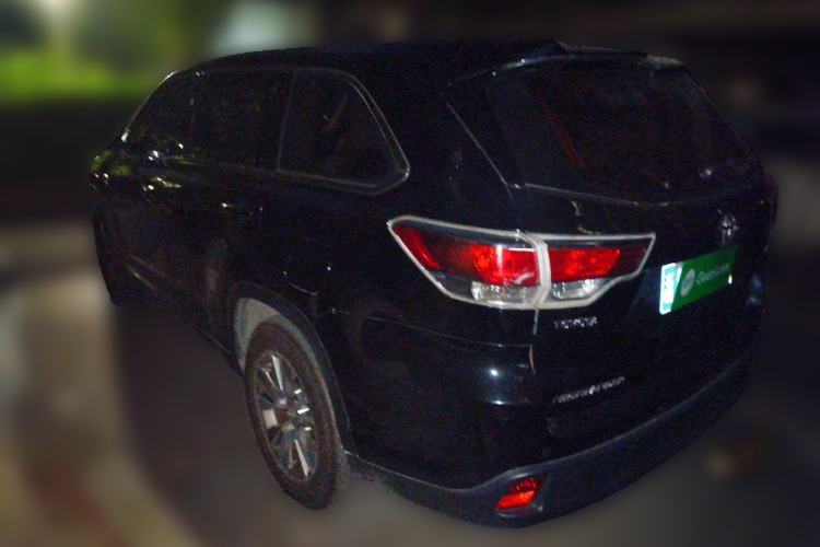 Used Toyota Highlander 2017 2.0T Four-Wheel Drive Elite Edition 7-Seater Rear Left 45 Deg