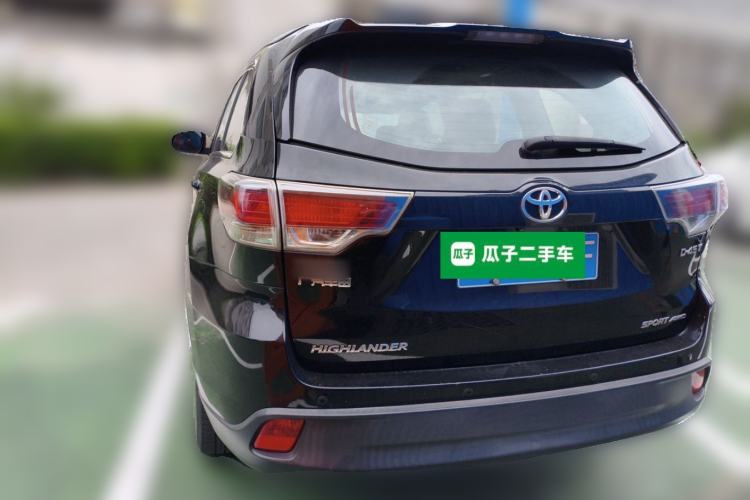 Used Toyota Highlander 2017 2.0T Four-Wheel Drive Luxury Edition 7 Seats Rear Left 45 Deg