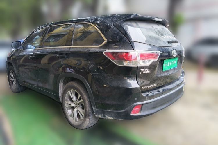 Used Toyota Highlander 2017 2.0T Four-Wheel Drive Elite Edition 7-Seater Rear Left 45 Deg