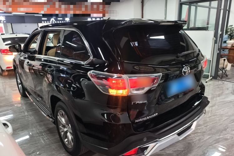 Used Toyota Highlander 2017 2.0T Four-Wheel Drive Elite Edition 7-Seater Rear Left 45 Deg