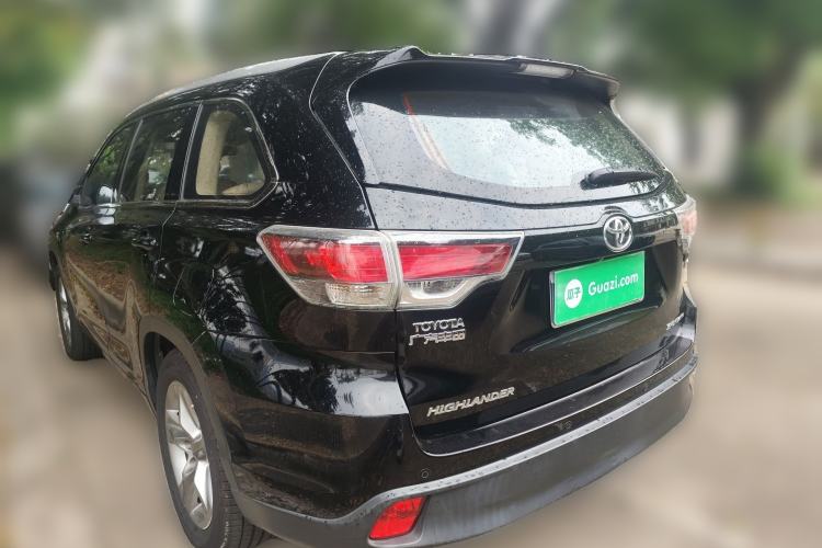 Used Toyota Highlander 2017 2.0T Four-Wheel Drive Luxury Edition 7 Seats Rear Left 45 Deg
