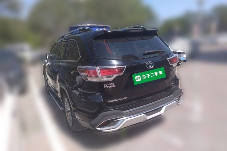 Used Toyota Highlander 2017 2.0T Four-Wheel Drive Elite Edition 7-Seater Rear Left 45 Deg