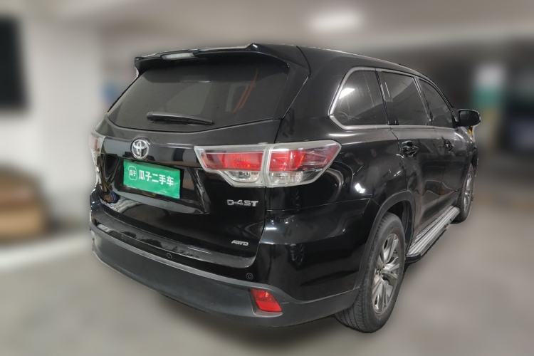 Used Toyota Highlander 2017 2.0T Four-Wheel Drive Elite Edition 7-Seater Rear Right 45 Deg