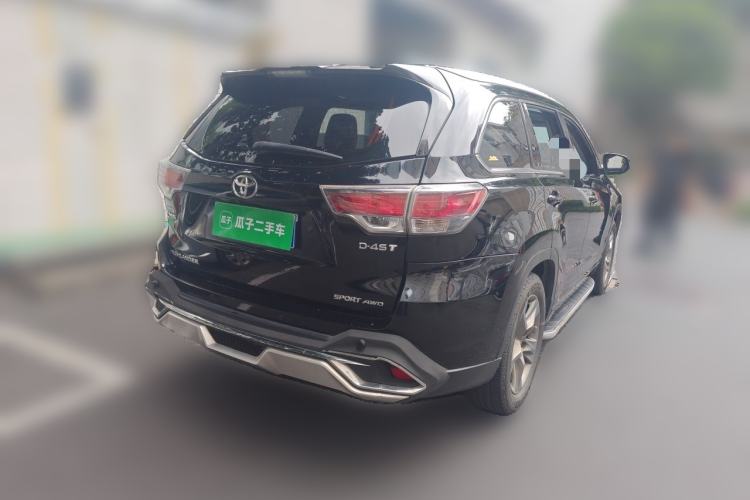 Used Toyota Highlander 2017 2.0T Four-Wheel Drive Luxury Edition 7 Seats Rear Right 45 Deg