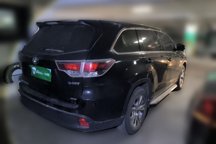 Used Toyota Highlander 2017 2.0T Four-Wheel Drive Elite Edition 7-Seater Rear Right 45 Deg