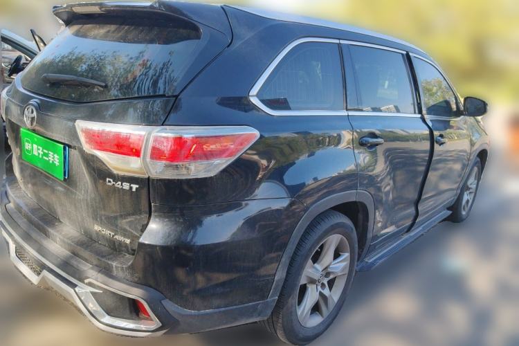 Used Toyota Highlander 2017 2.0T Four-Wheel Drive Elite Edition 7-Seater Rear Right 45 Deg