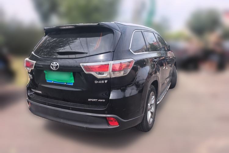 Used Toyota Highlander 2017 2.0T Four-Wheel Drive Luxury Edition 7 Seats Rear Right 45 Deg