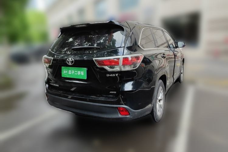 Used Toyota Highlander 2017 2.0T Four-Wheel Drive Elite Edition 7-Seater Rear Right 45 Deg