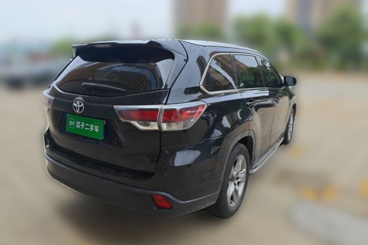 Used Toyota Highlander 2017 2.0T Four-Wheel Drive Luxury Edition 7 Seats Rear Right 45 Deg