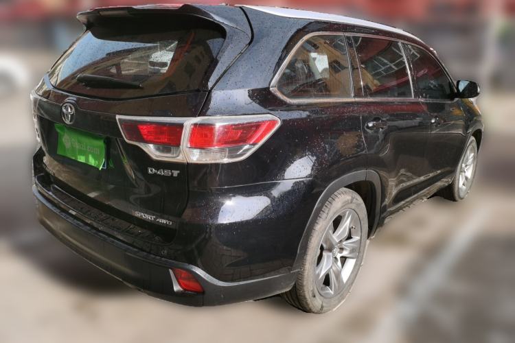 Used Toyota Highlander 2017 2.0T Four-Wheel Drive Luxury Edition 7 Seats Rear Right 45 Deg
