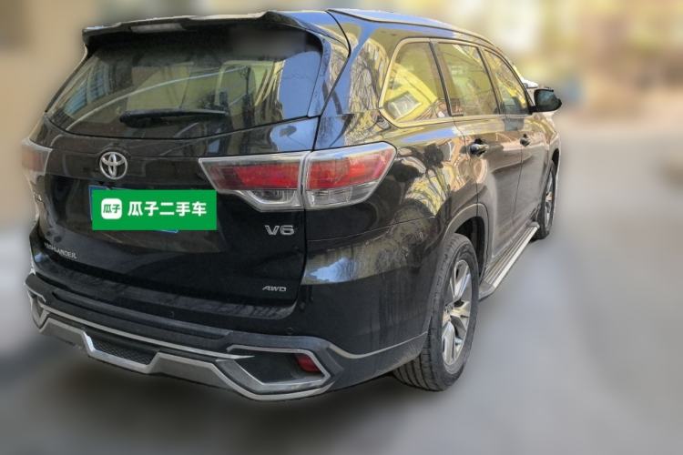 Used Toyota Highlander 2017 2.0T Four-Wheel Drive Elite Edition 7-Seater Rear Right 45 Deg