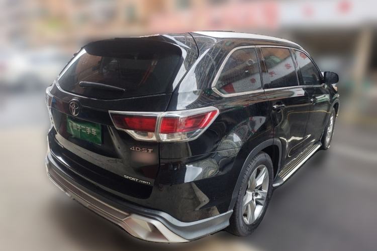 Used Toyota Highlander 2017 2.0T Four-Wheel Drive Luxury Edition 7 Seats Rear Right 45 Deg