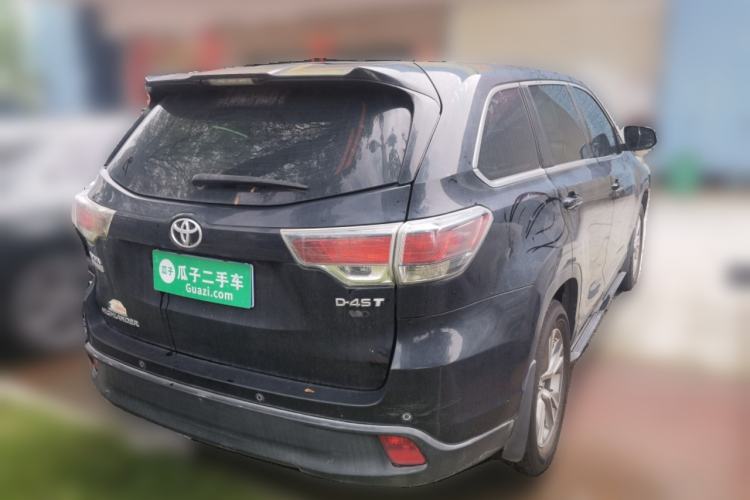 Used Toyota Highlander 2017 2.0T Two-Wheel Drive Elite Edition 5 Seats Rear Right 45 Deg