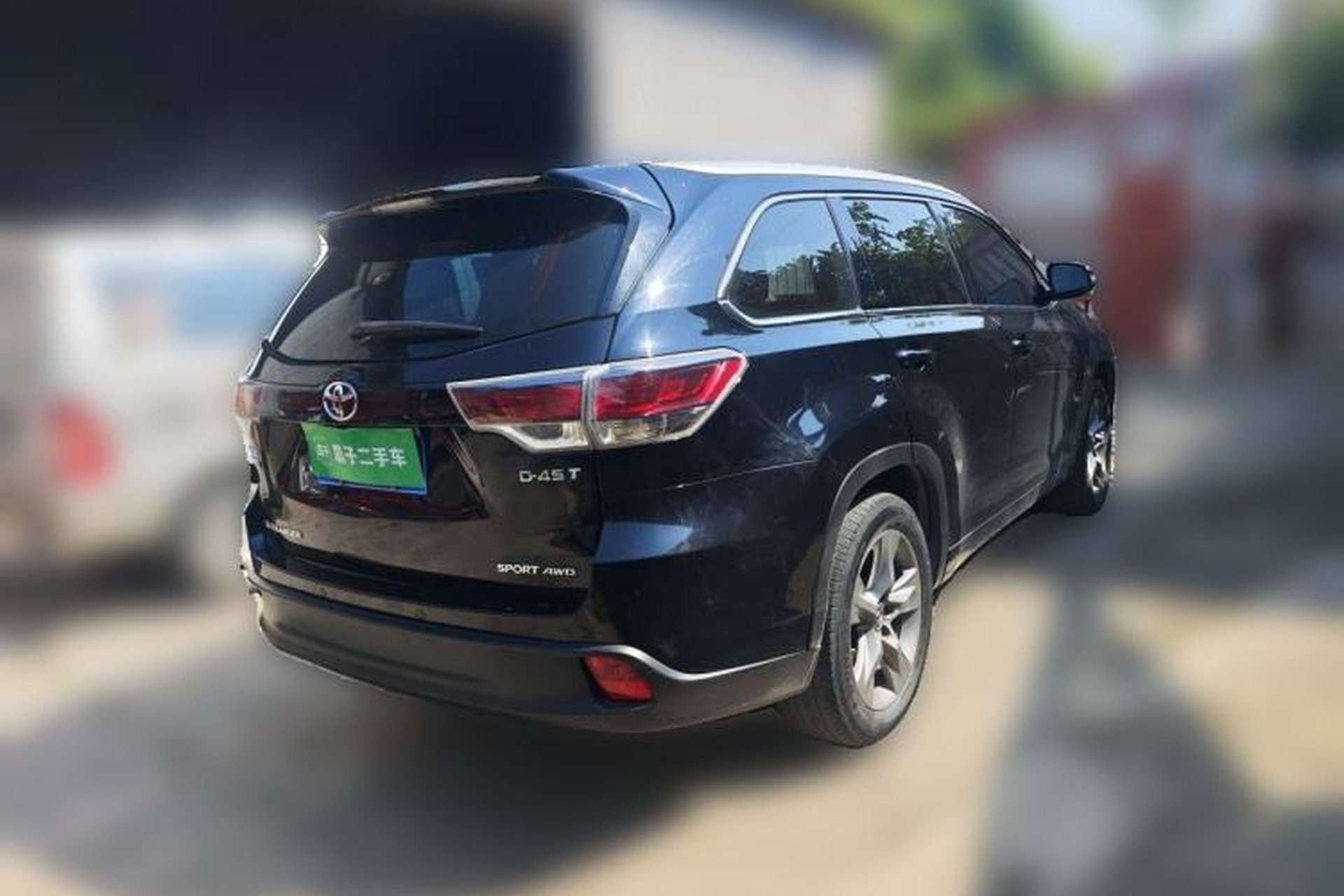 Used Toyota Highlander 2017 2.0T Four-Wheel Drive Luxury Edition 7 Seats Rear Right 45 Deg