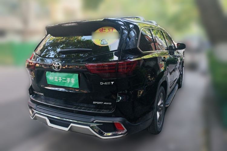 Used Toyota Highlander 2017 2.0T Four-Wheel Drive Luxury Edition 7 Seats Rear Right 45 Deg
