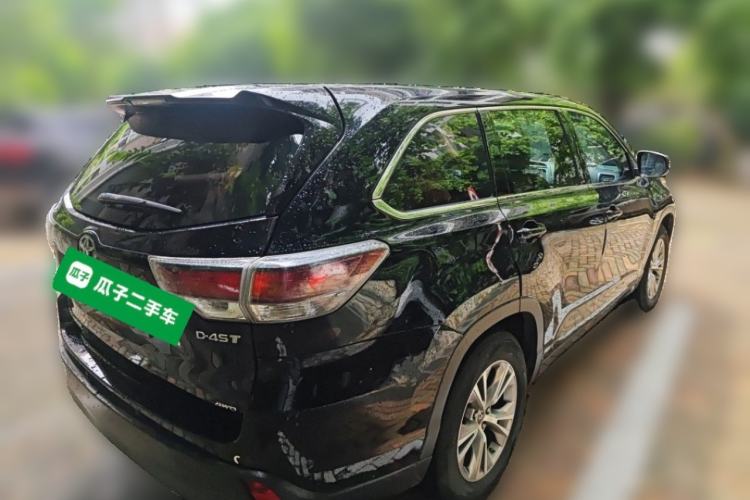 Used Toyota Highlander 2017 2.0T Four-Wheel Drive Elite Edition 7-Seater Rear Right 45 Deg