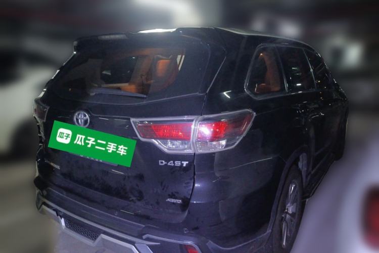 Used Toyota Highlander 2017 2.0T Four-Wheel Drive Elite Edition 7-Seater Rear Right 45 Deg