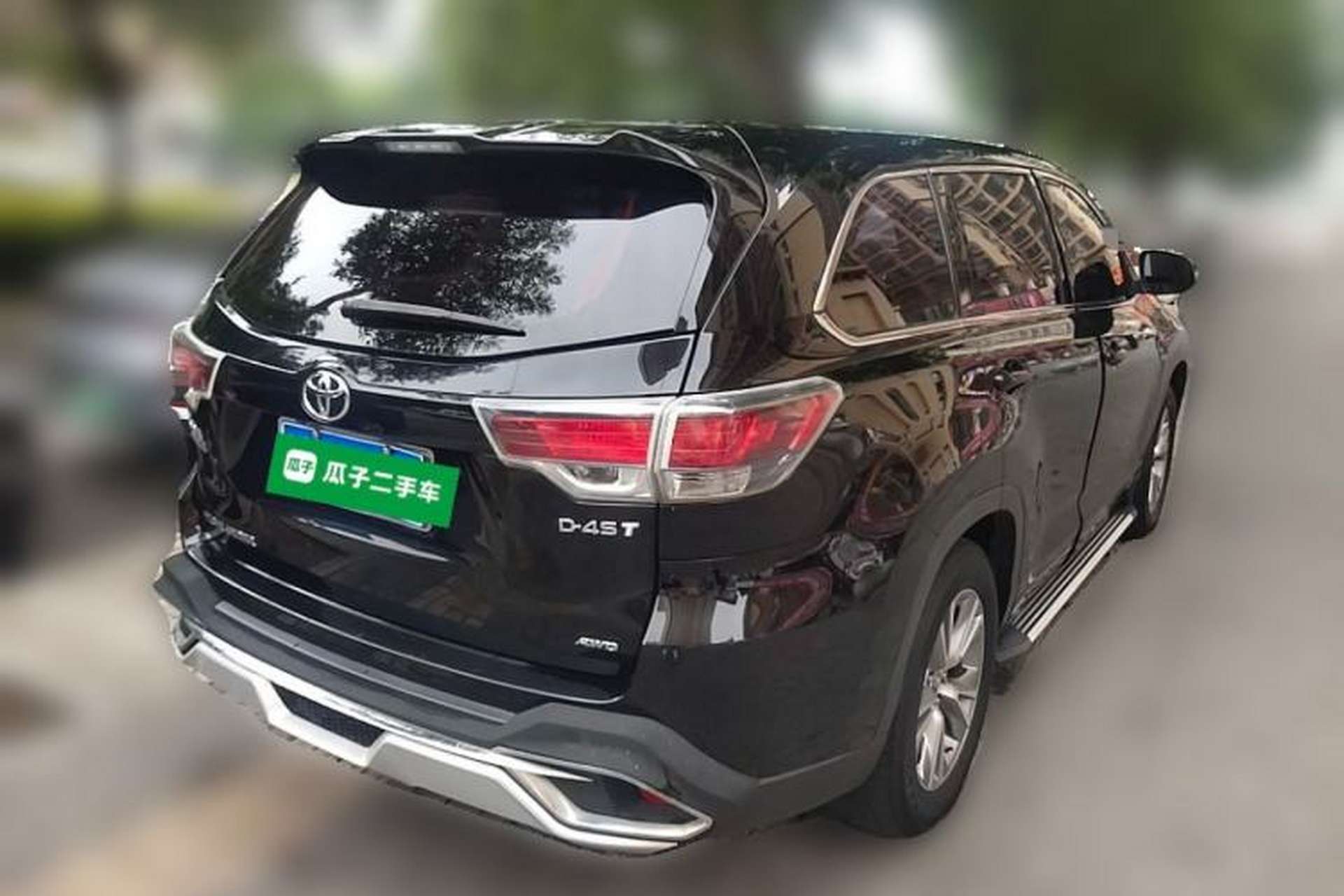 Used Toyota Highlander 2017 2.0T Four-Wheel Drive Elite Edition 7-Seater Rear Right 45 Deg